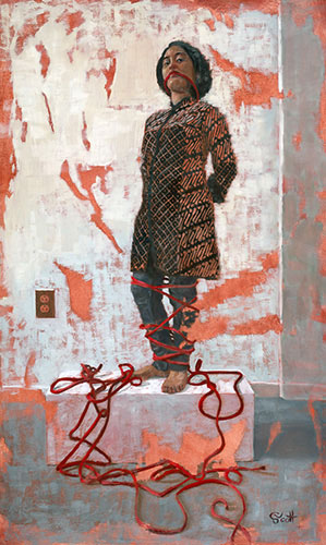 Red Rope, Pedestal and Power