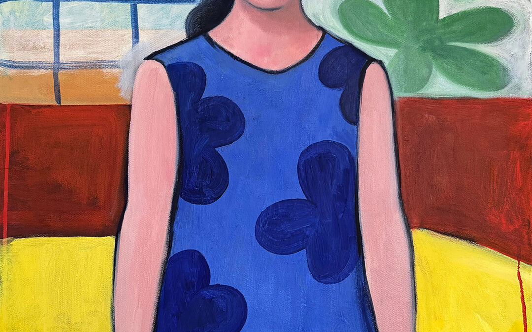 Blue Floral Dress