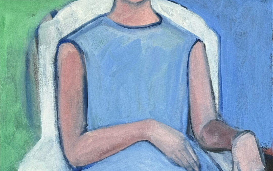 Girl in a Blue Dress