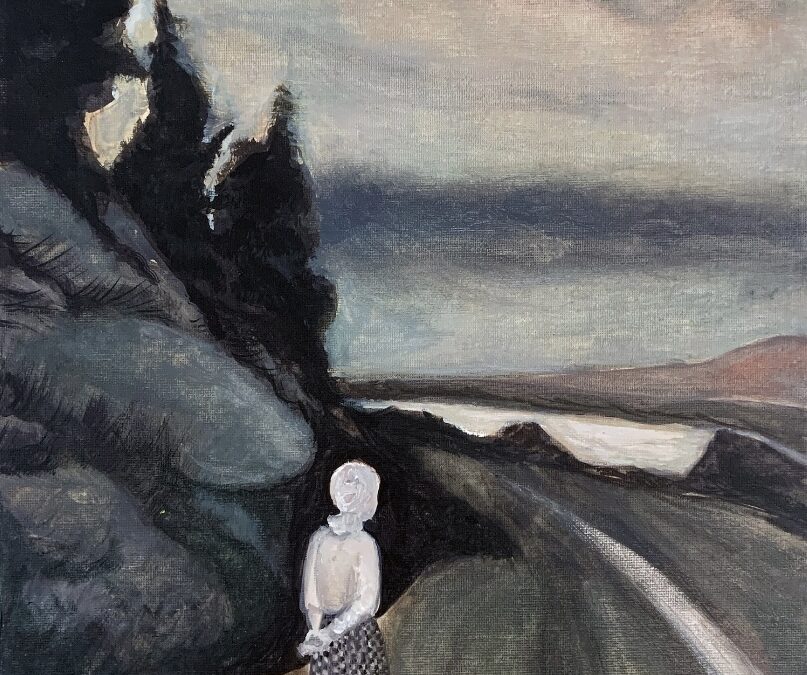 The road ahead, inspired by Cindy Sherman