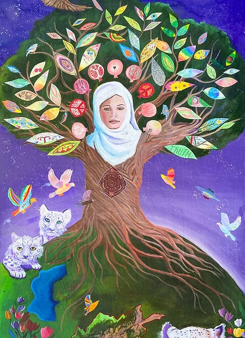 The Afghan Pomegranate Singing Tree of Women’s Strength and Freedom