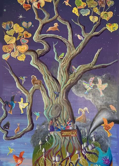 The Cottonwood Singing Tree of Tapping the Aquifer of Goodwill Amidst the Storm
