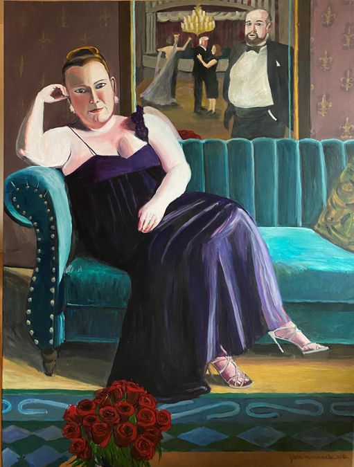 Lady in Purple